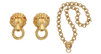 This 18-karat gold and diamond lion suite from Van Cleef & Arpels is predicted to top the jewelry sales at Christie’s upcoming auction of the late Ronald and Nancy Reagan. 20160720_Christies-Article.jpg