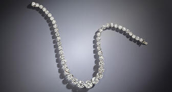 Zsa Zsa Gabor reportedly said she never met a diamond she didn’t like. This Harry Winston diamond rivière necklace was one of the many pieces of jewelry that belonged to the late actress. It’s being offered for sale by Bonhams next month. 20171117_Zsa-Zsa-header.jpg