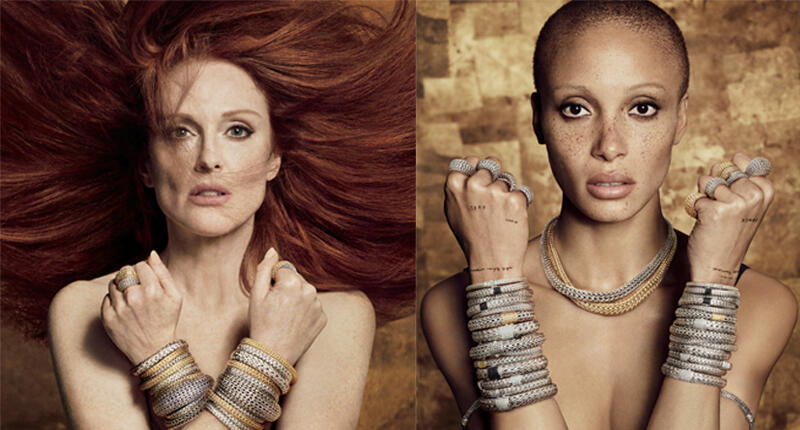 “John Hardy jewelry is a reflection of the Balinese community and all the hard work that they put in, creating these beautiful pieces that move on to other women, and from there are sometimes passed on to other women. It’s important to remember where our jewelry came from and the communities that might not have a massive voice in this world. You should carry their message on and remember that it's their message as well,” said model and activist Adwoa Aboah (right), one of the stars of John Hardy’s “Made for Legends” campaign. 20171016_JohnHardy-header.jpg