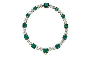 The Patiño emerald and diamond necklace sold at Christie's Geneva for $9.9 million in November 2013, one of the auction house's top jewelry lots for the year. Jewelry is the most widely collected luxury item in the world, according to The W 031114_WR-Article.jpg