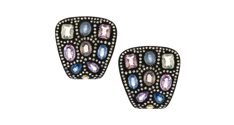 The birthstone for the month of September is the sapphire, a gem that comes in a variety of colors, a few of which are seen in these Beth Miller earrings. 20160901_Beth-Miller.jpg