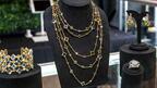 A jewelry display at the New York City Jewelry and Watch Show 