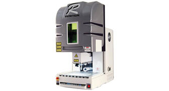 B&D Sales sells the Orotig RR-Writer engraver, seen here, which is good for the marking of texts, logos, designs and graphic patterns, the company said. 20180109_BD-machine.jpg