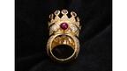 Tupac crown ring 