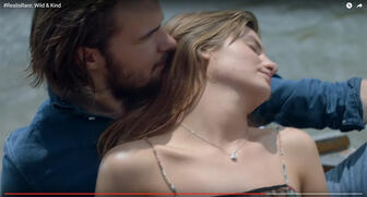 A screen shot taken from YouTube of the “Wild & Kind” commercial. The Diamond Producers Association screened both short (30-second) and long (60-second) versions of “Wild & Kind” and its second spot, “Runaways.” 20161007_DPA-commercial.jpg